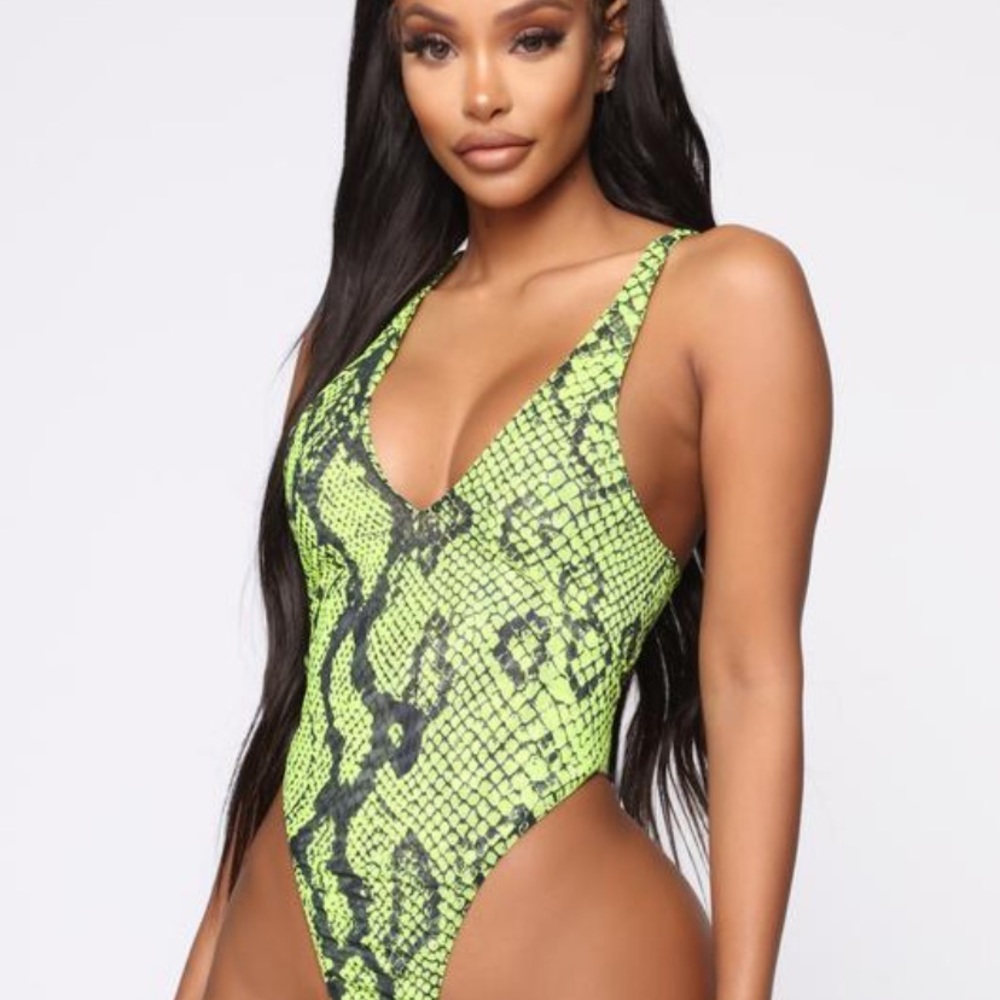 Fashion Nova Wild thoughts mesh bodysuit.